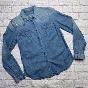 Gap 1969 Ranch Jean Button Down Denim Shirt